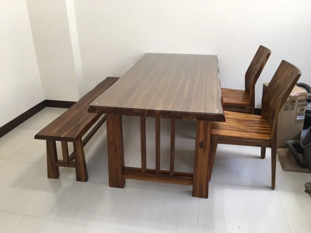 furniture manufacturing table and chairs making ATC cnc router
